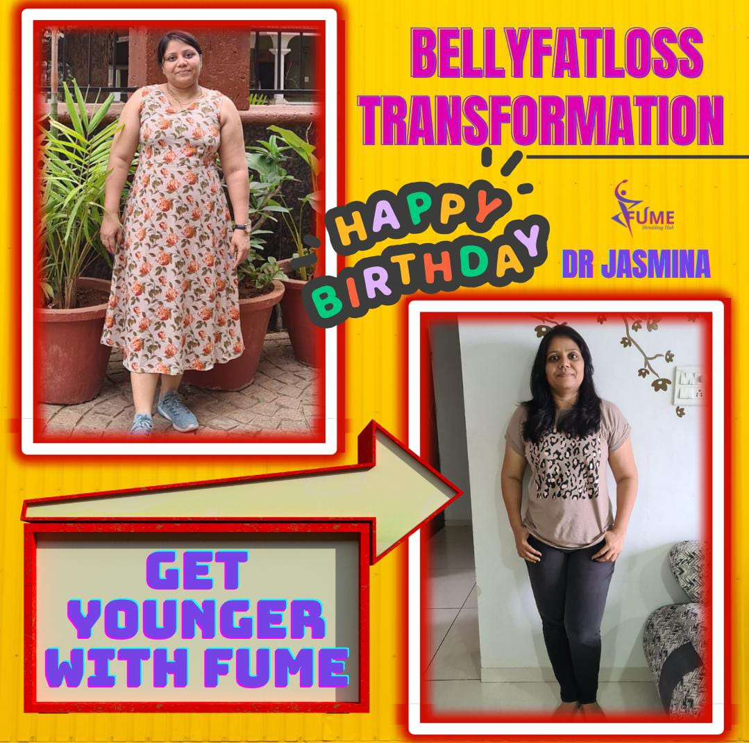 Dr Jasmina — belly fat loss transformation
