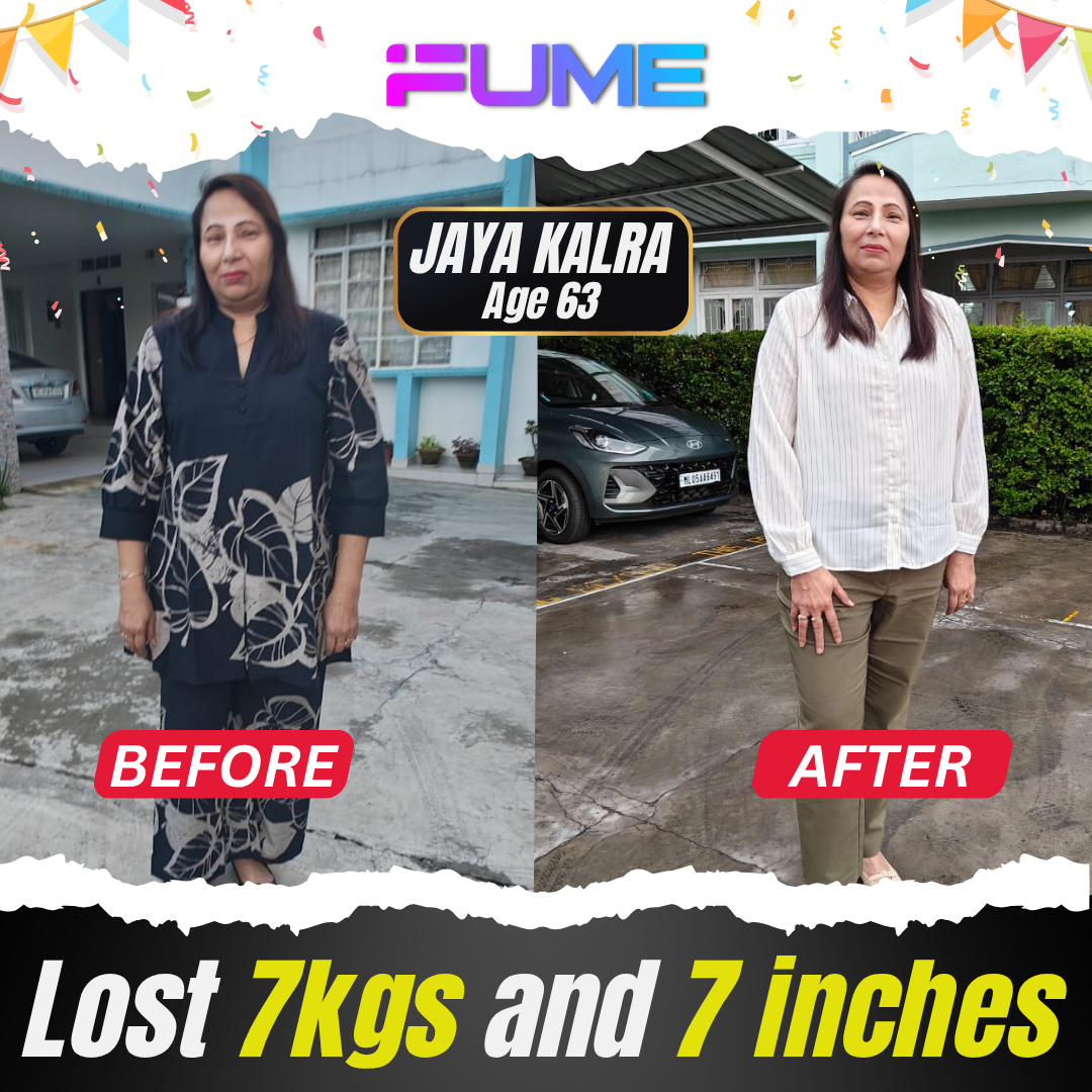 Jaya Kalra — lost 7 kgs and 7 inches