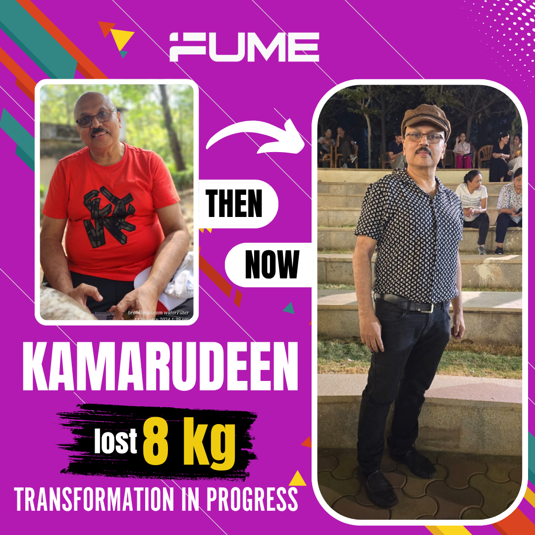 Kamarudeen — lost 8 kg